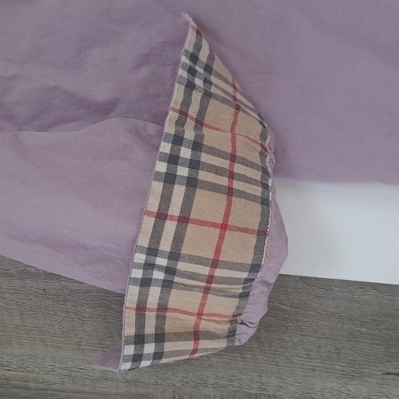 Burberry London Size S Purple Women's Shirt with Plaid Accents - Picture 6 of 14